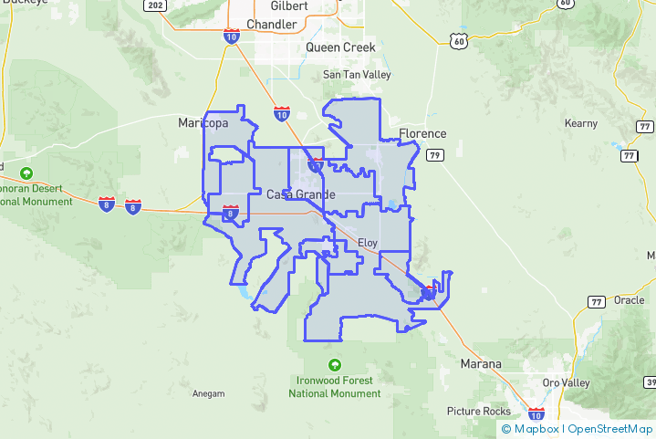 Service Area Map