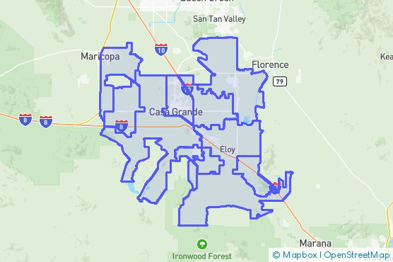 Service Area Map
