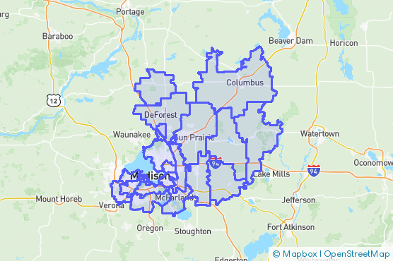 Service Area Map