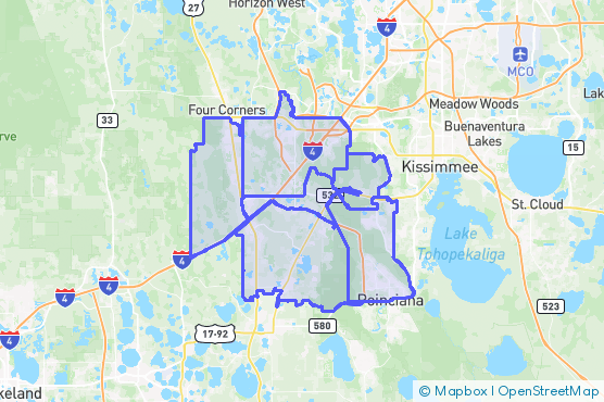 Service Area Map