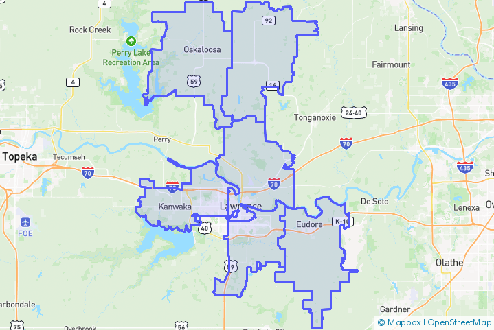 Service Area Map
