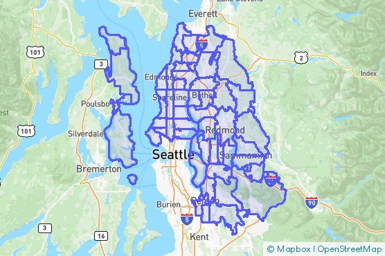 Service Area Map