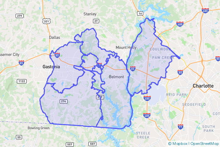 Service Area Map