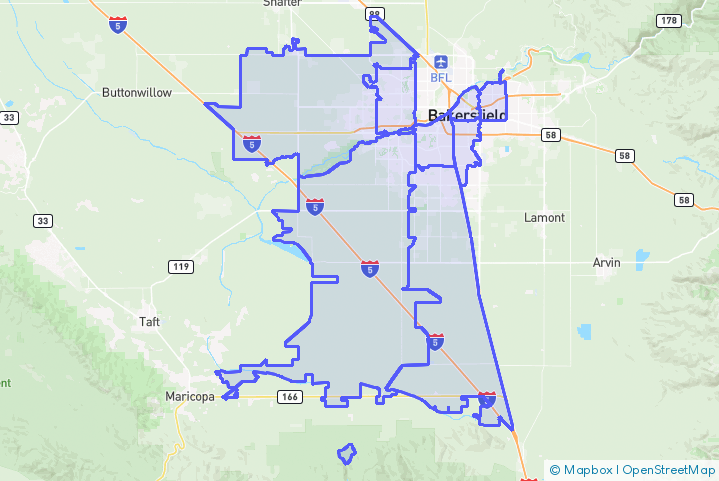 Service Area Map