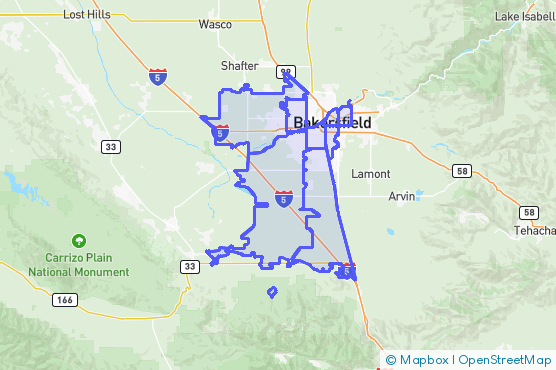 Service Area Map