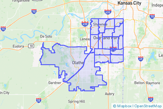 Service Area Map