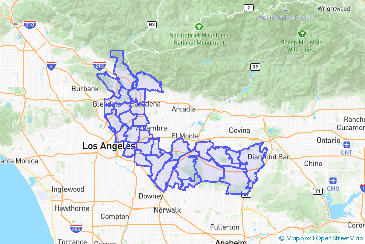 Service Area Map
