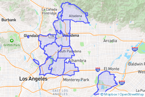 Service Area Map