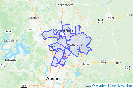 Service Area Map