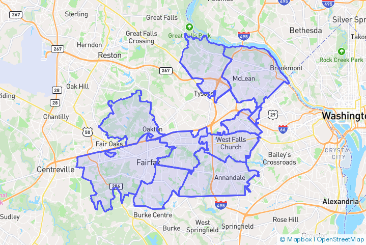 Service Area Map