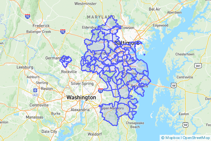 Service Area Map