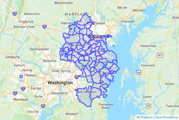 Service Area Map
