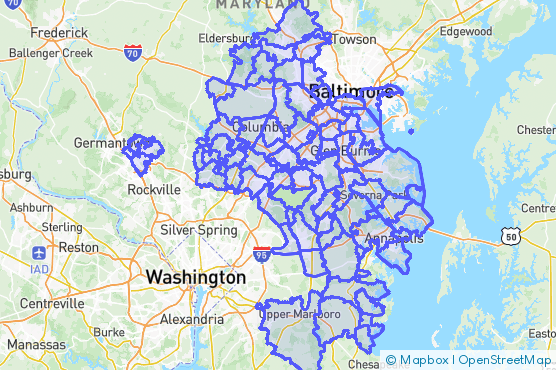 Service Area Map