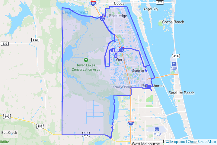 Service Area Map