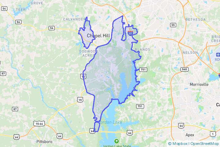 Service Area Map