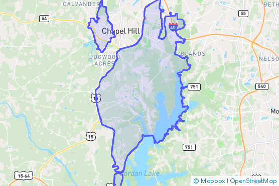 Service Area Map