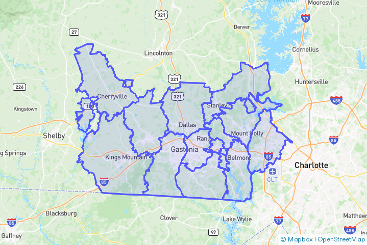 Service Area Map