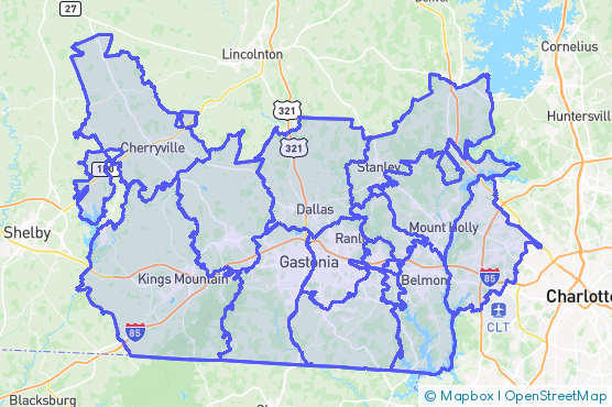 Service Area Map