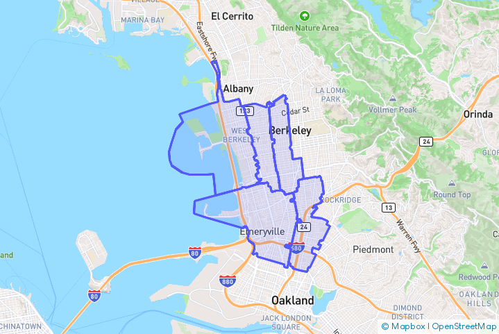 Service Area Map