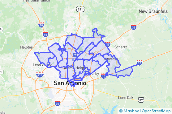 Service Area Map