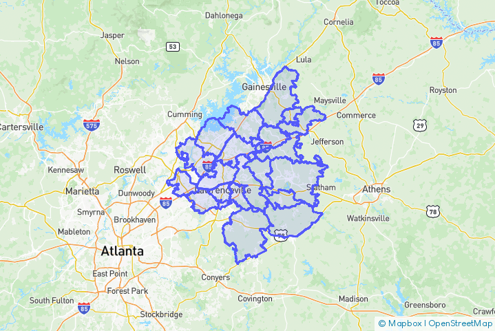Service Area Map