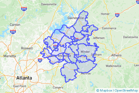 Service Area Map