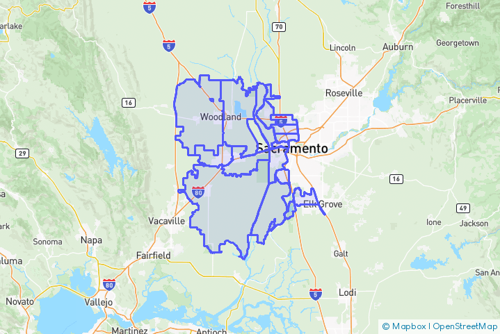 Service Area Map