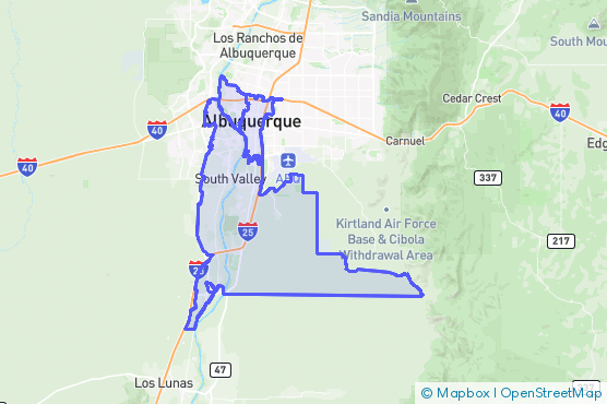 Service Area Map