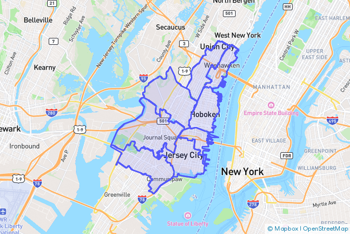 Service Area Map