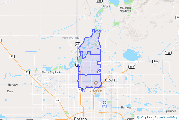 Service Area Map