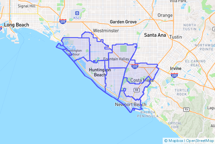 Service Area Map