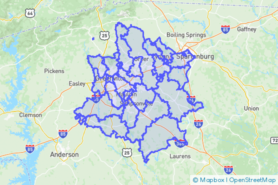 Service Area Map