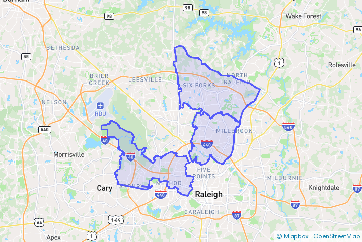 Service Area Map