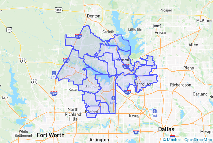 Service Area Map
