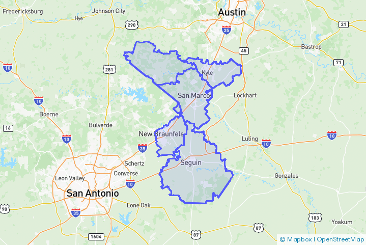 Service Area Map