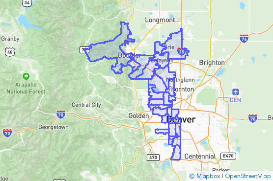 Service Area Map