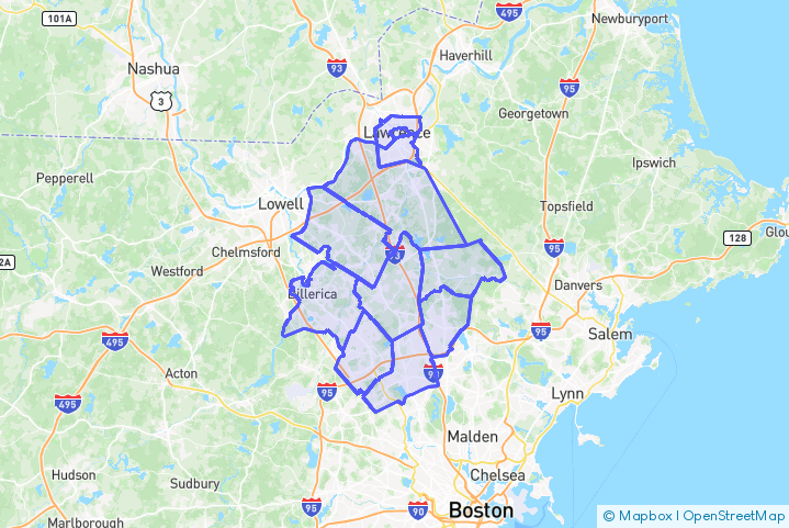 Service Area Map