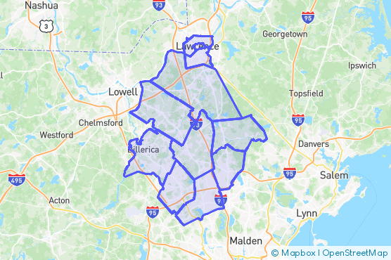 Service Area Map