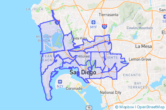 Service Area Map