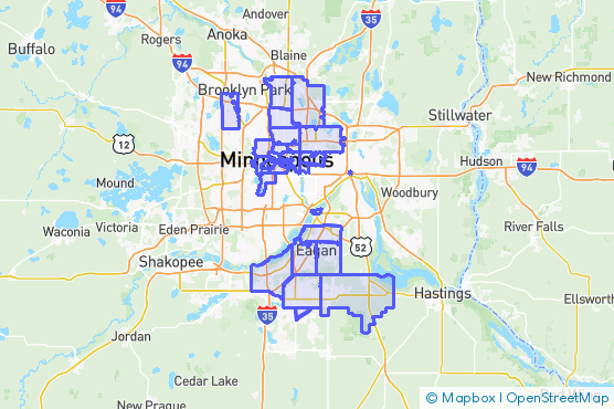 Service Area Map