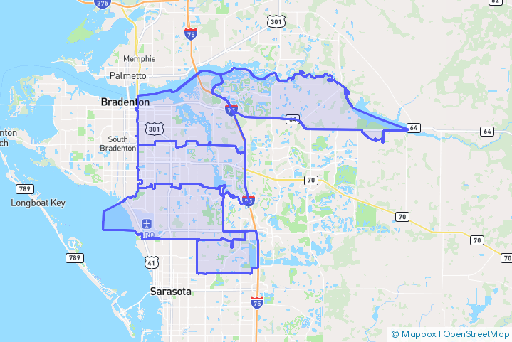 Service Area Map