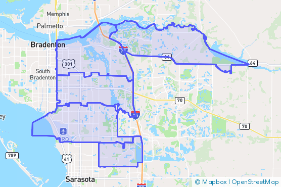Service Area Map