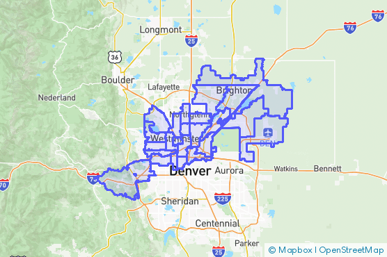 Service Area Map