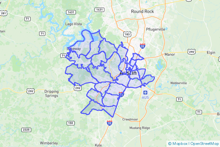 Service Area Map
