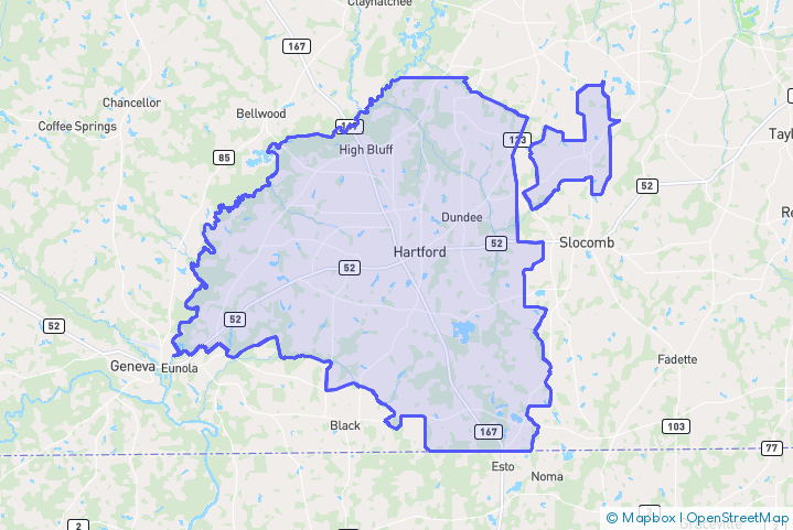 Service Area Map