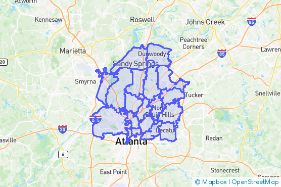 Service Area Map