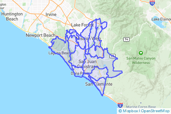 Service Area Map