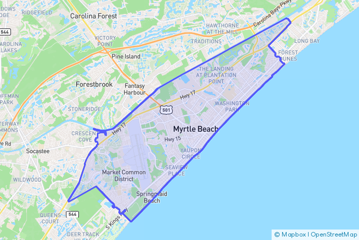 Service Area Map