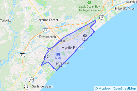 Service Area Map