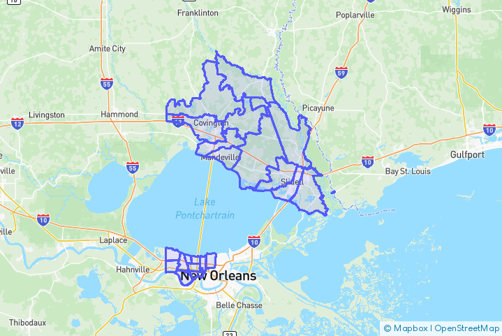 Service Area Map